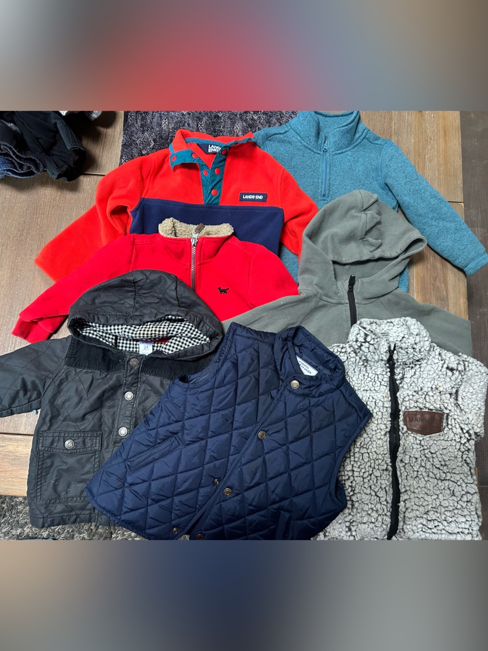 2T Boy Outerwear Bundle - Hoodie, pullover Fleece Jackets, Puffer Vest